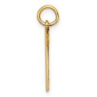 Load image into Gallery viewer, 14k Medium Diamond-cut Number 7 Charm
