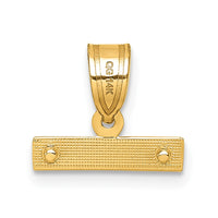 Load image into Gallery viewer, 14k Medium Diamond-cut Top Charm
