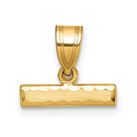 Load image into Gallery viewer, 14k Medium Diamond-cut Top Charm
