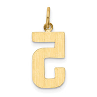 Load image into Gallery viewer, 14k Medium Polished Number 5 Charm
