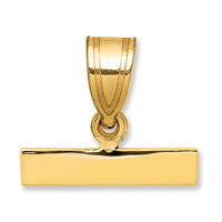 Load image into Gallery viewer, 14ky Casted Medium Polished Top Charm
