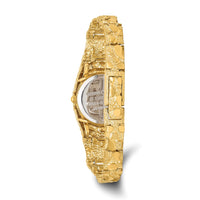 Load image into Gallery viewer, 14K Ladies Circular Champagne 22mm Dial Solid Nugget Watch
