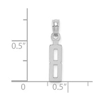 Load image into Gallery viewer, 14kw Polished Number 8 Pendant
