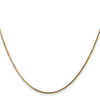 Load image into Gallery viewer, 14K 18 inch 1.4mm Curb  with Spring Ring Clasp Pendant Chain
