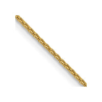 Load image into Gallery viewer, 14k 18 inch 1mm Parisian Wheat with Lobster Clasp Chain
