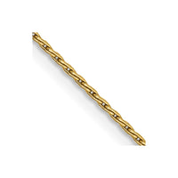 Load image into Gallery viewer, 14K 18 inch 1mm Round Parisian Wheat with Lobster Clasp Chain
