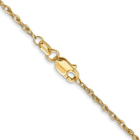 Load image into Gallery viewer, 14K 18 inch 1.3 Heavy Baby Rope with Lobster Clasp Chain
