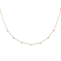 Load image into Gallery viewer, 14k Diamond Multi Station 18 inch Necklace
