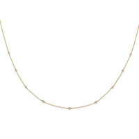 Load image into Gallery viewer, 14k Diamond Multi Station Necklace
