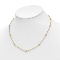 Load image into Gallery viewer, 14k Diamond Multi Station Necklace

