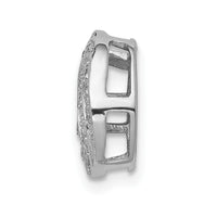 Load image into Gallery viewer, 14k White Gold 1/4ct. Diamond Love Knot Chain Slide
