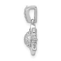 Load image into Gallery viewer, 14k White Gold 1/10ct. Diamond Fancy Sun/Star Pendant
