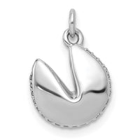 Load image into Gallery viewer, 14k White Gold 1/15ct. Diamond Fortune Cookie Pendant
