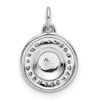 Load image into Gallery viewer, 14k White Gold 1/10ct. Diamond Fancy Circle Pendant
