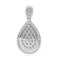 Load image into Gallery viewer, 14k White Gold 1/4ct. Diamond Fancy Teardrop Pendant
