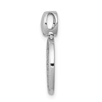 Load image into Gallery viewer, 14k White Gold 1/4ct. Diamond Fancy Oval Pendant
