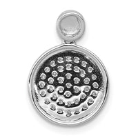 Load image into Gallery viewer, 14k White Gold 1/4ct. Diamond Fancy Circle Pendant
