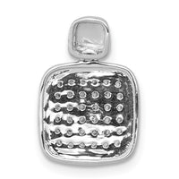 Load image into Gallery viewer, 14k White Gold 1/4ct. Diamond Fancy Square Pendant
