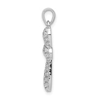 Load image into Gallery viewer, 14k White Gold 5/8ct. Diamond Cross Pendant
