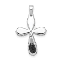 Load image into Gallery viewer, 14k White Gold 5/8ct. Diamond Cross Pendant
