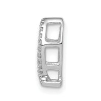 Load image into Gallery viewer, 14k White Gold 1/15ct. Diamond Ichthus Chain Slide

