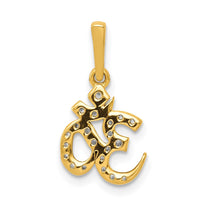 Load image into Gallery viewer, 14k 1/6ct. Diamond Om Pendant
