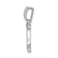 Load image into Gallery viewer, 14k White Gold Diamond Gemini Zodiac Pendant
