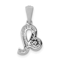 Load image into Gallery viewer, 14k White Gold Diamond Leo Zodiac Pendant
