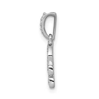 Load image into Gallery viewer, 14k White Gold Diamond Libra Zodiac Pendant
