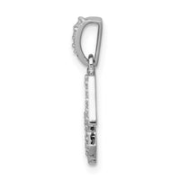 Load image into Gallery viewer, 14k White Gold Diamond Sagittarius Zodiac Pendant
