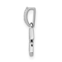 Load image into Gallery viewer, 14k White Gold Diamond Aquarius Zodiac Pendant
