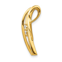 Load image into Gallery viewer, 14k 1/2ct. Diamond Fancy Curves Chain Slide
