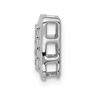 Load image into Gallery viewer, 14k White Gold 1/2ct. Diamond Square Cluster Chain Slide
