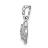Load image into Gallery viewer, 14k White Gold 1/4ct. Diamond Cluster Pendant
