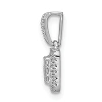 Load image into Gallery viewer, 14k White Gold 1/4ct. Diamond Square Cluster Pendant
