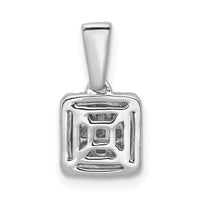 Load image into Gallery viewer, 14k White Gold 1/4ct. Diamond Square Cluster Pendant
