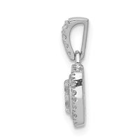 Load image into Gallery viewer, 14k White Gold 1/3ct. Diamond Square Cluster Pendant
