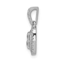 Load image into Gallery viewer, 14k White Gold 1/2ct. Diamond Square Cluster Pendant
