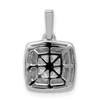 Load image into Gallery viewer, 14k White Gold 1ct. Diamond Square Cluster Pendant
