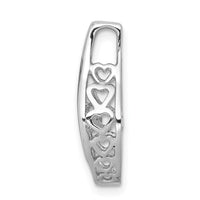 Load image into Gallery viewer, 14k White Gold 1/10ct. Moving Diamond Slide Pendant
