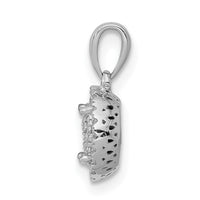 Load image into Gallery viewer, 14k White Gold 1/4ct. Diamond Round Halo Cluster Pendant
