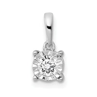 Load image into Gallery viewer, 14k White Gold 1/5ct. Diamond Pendant
