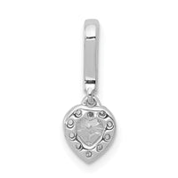 Load image into Gallery viewer, 14k White Gold 1/4ct. Diamond Slide Pendant
