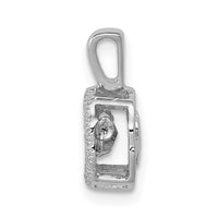 Load image into Gallery viewer, 14k White Gold 1/10ct. Vibrant Moving Diamond Pendant

