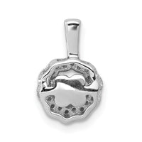 Load image into Gallery viewer, 14k White Gold 1/10ct. Vibrant Moving Diamond Pendant
