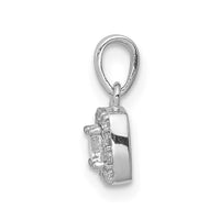 Load image into Gallery viewer, 14k White Gold 1/3ct. Diamond Square Cluster Pendant
