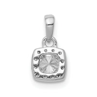 Load image into Gallery viewer, 14k White Gold 1/3ct. Diamond Square Cluster Pendant
