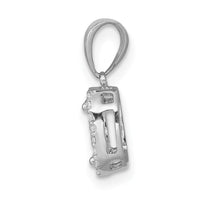 Load image into Gallery viewer, 14k White Gold 1/4ct. Diamond Square Cluster Pendant

