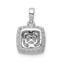 Load image into Gallery viewer, 14k White Gold 1/2ct. Diamond Square Cluster Pendant
