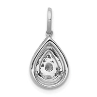 Load image into Gallery viewer, 14k White Gold 1/2ct. Diamond Teardrop Pendant
